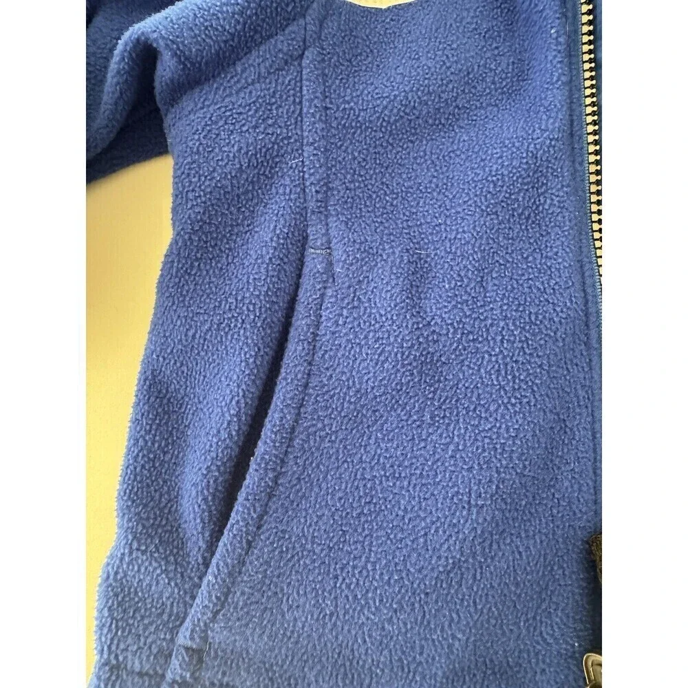 ZeroXposur  18m Infant Boys Winter Jacket blue black Reversible 2 in 1 fleece